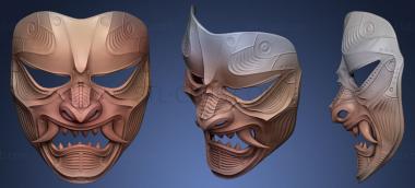 3D model Samurai Mask V (STL)